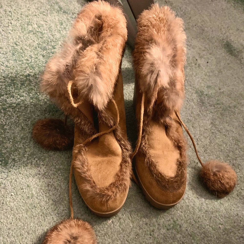 Winter Real Fur Booties